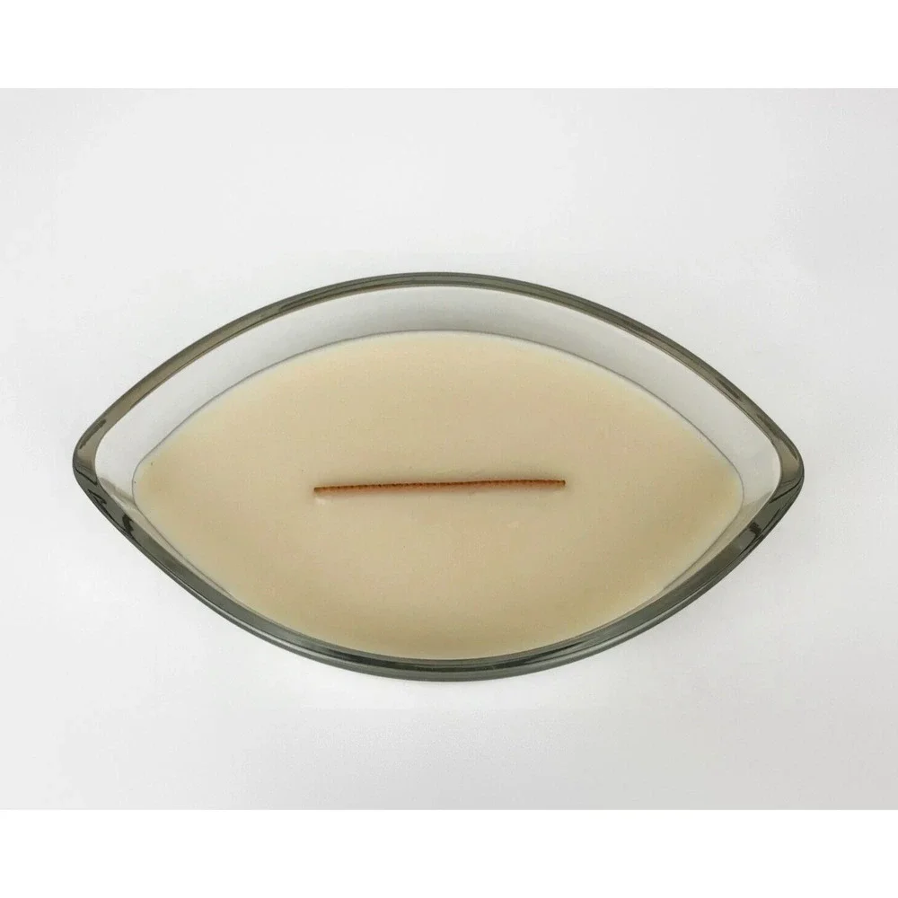 WoodWick Ellipse Cafe Sweets Trilogy Candle Vanilla Bean Caramel Biscotti 16 oz